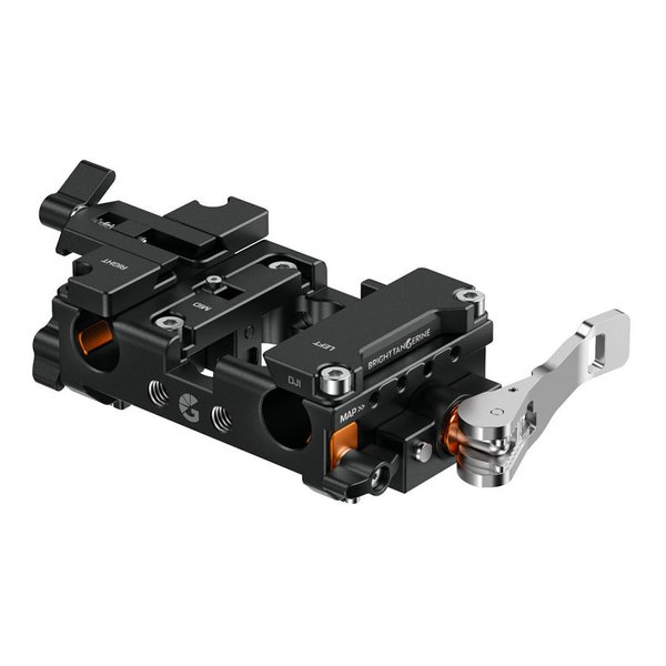 Bright Tangerine LeftField Mini 15mm Baseplate DJI Kit for Canon Cameras (2.5 to 2.6")