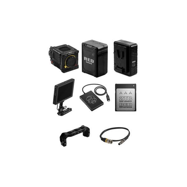 RED DIGITAL CINEMA V-RAPTOR \[X\] 8K VV Production Pack with Rigid-Hinge Touch 7.0" (Gold Mount)