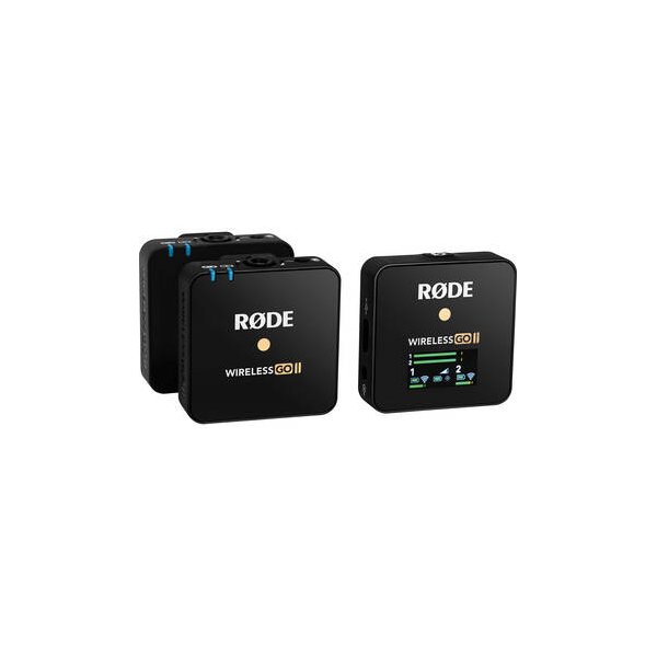 RODE Wireless GO II TX Transmitter/Recorder for Wireless GO II System (2.4 GHz, Black)