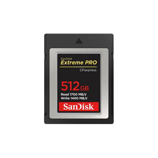 SanDisk 512GB Extreme PRO CFexpress Card Type B (2-Pack)
